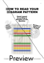 Load image into Gallery viewer, Hudson&#39;s Bay Inspired Knit Blanket DIAGRAM PATTERN
