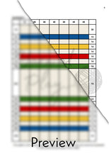 Load image into Gallery viewer, Hudson&#39;s Bay Inspired Knit Blanket DIAGRAM PATTERN
