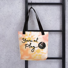 Load image into Gallery viewer, Yarn At Play Tote Bag - Tie Dye Print
