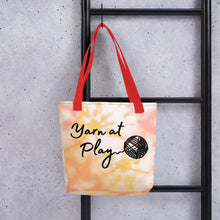 Load image into Gallery viewer, Yarn At Play Tote Bag - Tie Dye Print
